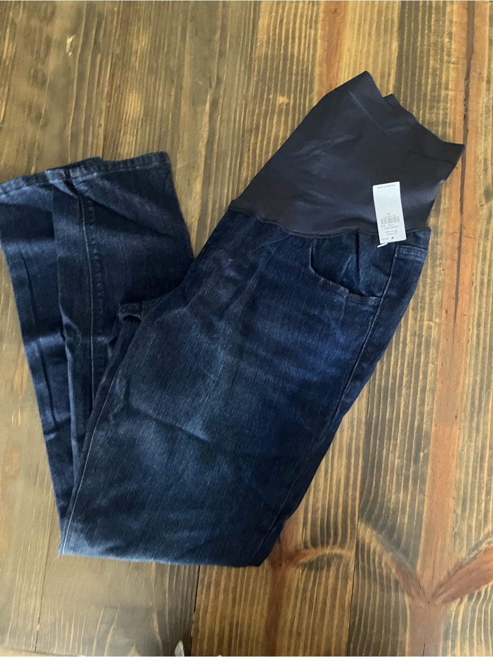 Old Navy Dark Blue Maternity Jeggings with Stretch Panel